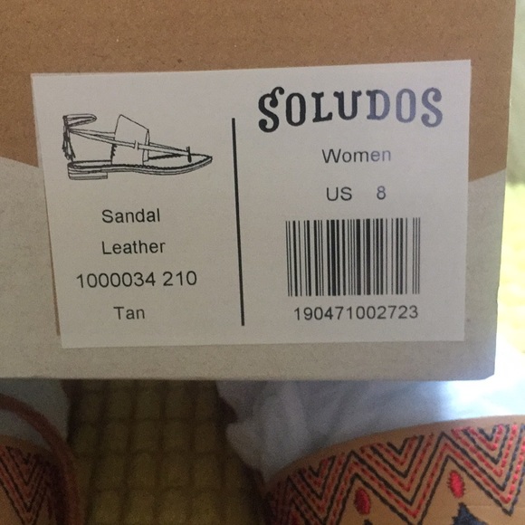 Soludos leather lace up sandals - Picture 6 of 6